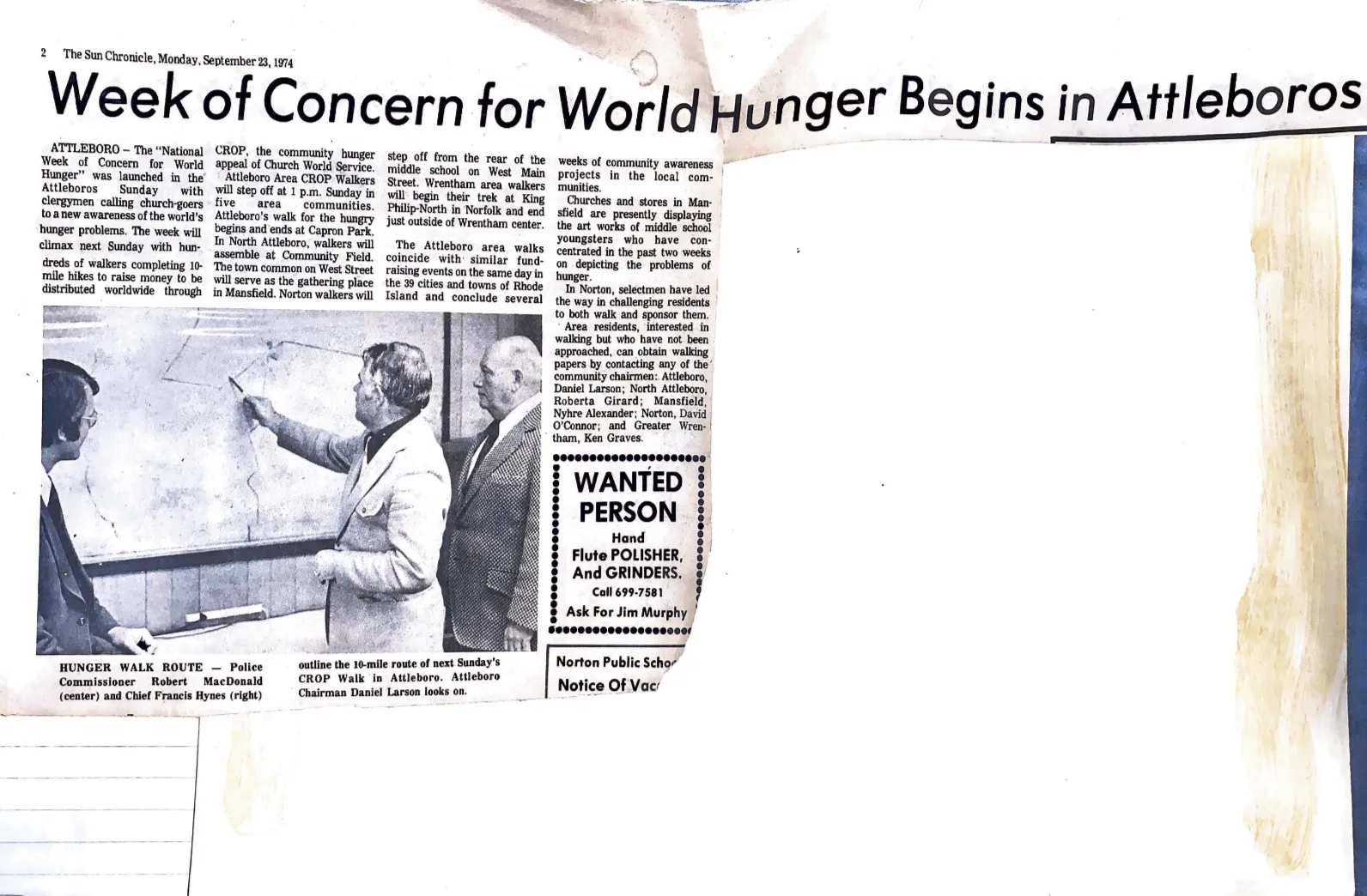 CROP Walk participants, 1974